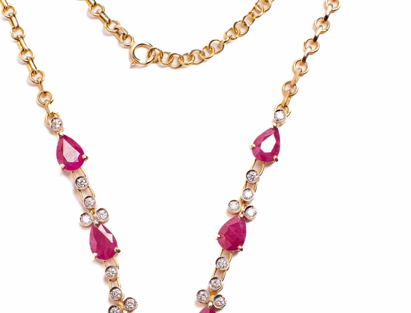 Timeless Elegance Ruby & Diamond Necklace