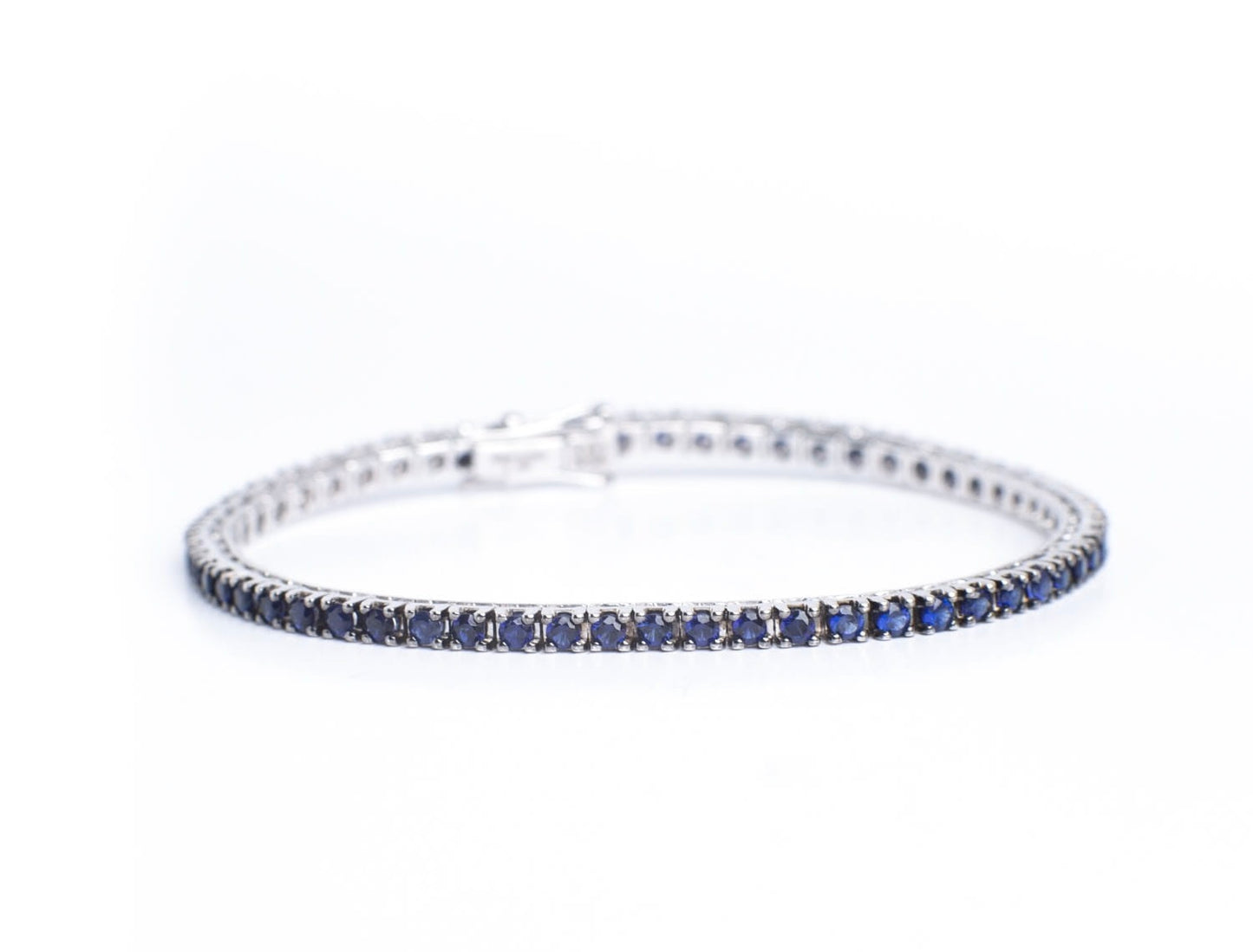 Sapphire Elegance Tennis Bracelet