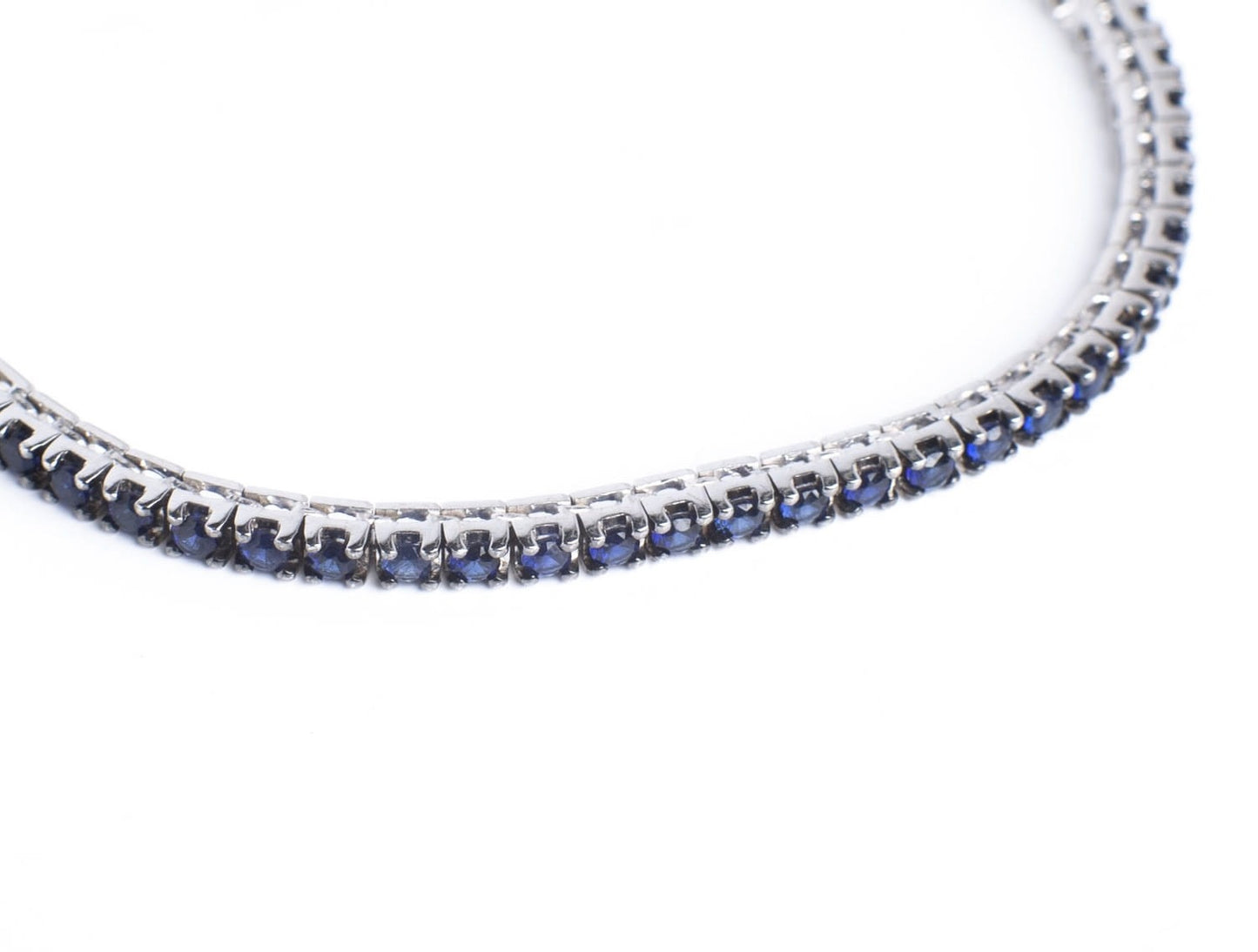 Sapphire Elegance Tennis Bracelet