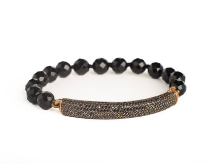 Eclipse Noir Diamond and Onyx Bracelet