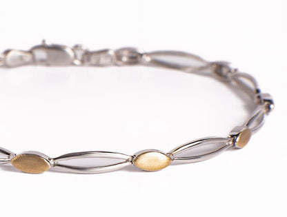 Golden Harmony Geometric Bracelet