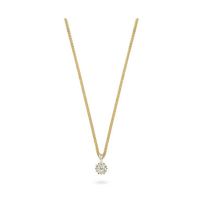 Golden Twine Necklace with Diamonds