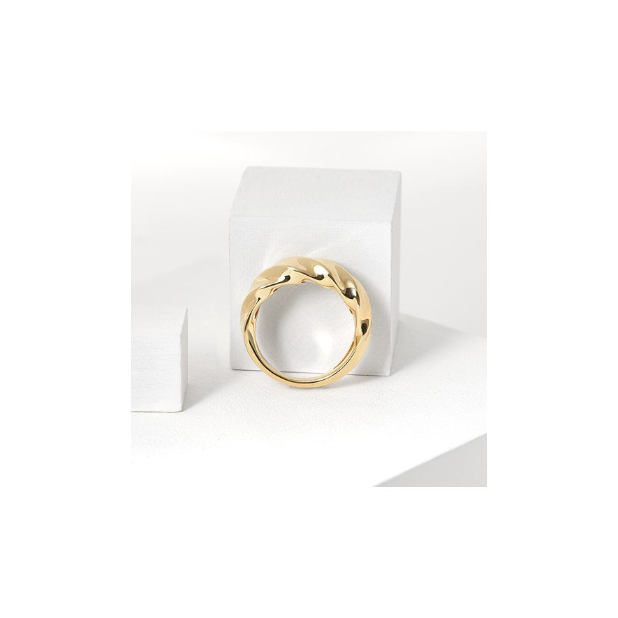 Radiant Yellow Gold Ring