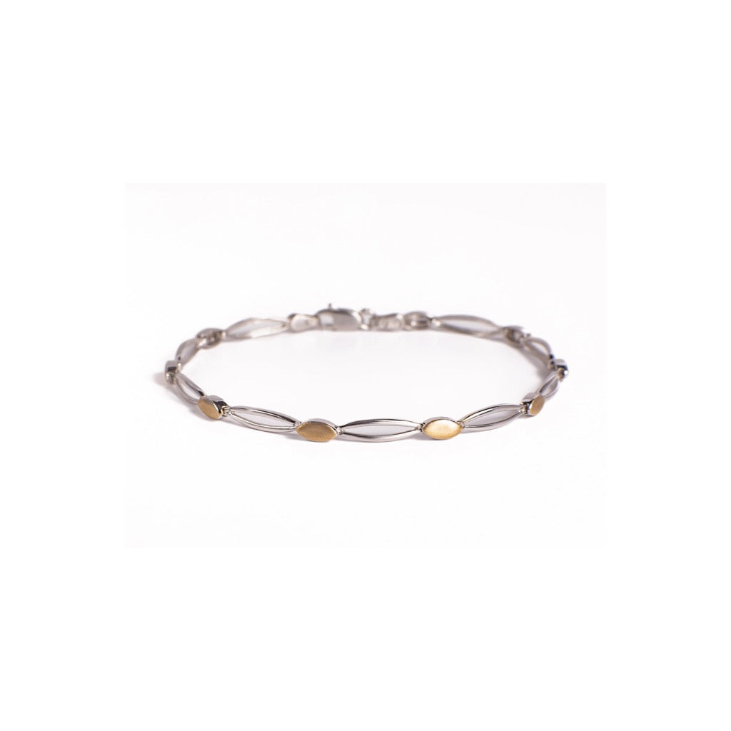 Golden Harmony Geometric Bracelet